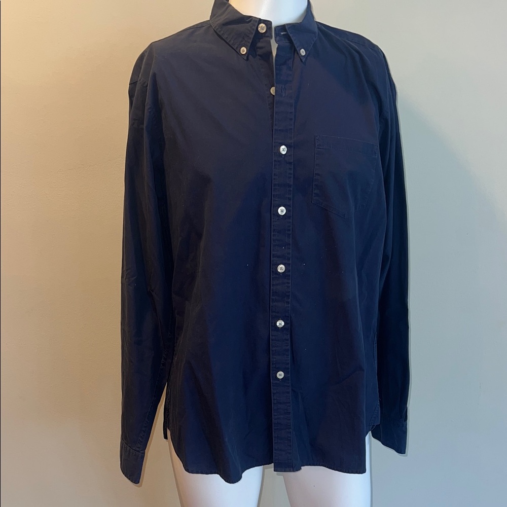 Brooks Brothers Navy Casual Button-Down Shirt